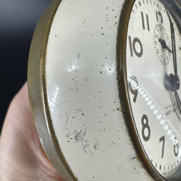 VTG Westclox Baby Ben Windup Alarm Clock Model 61 R 1A READ - Picture 9 of 13